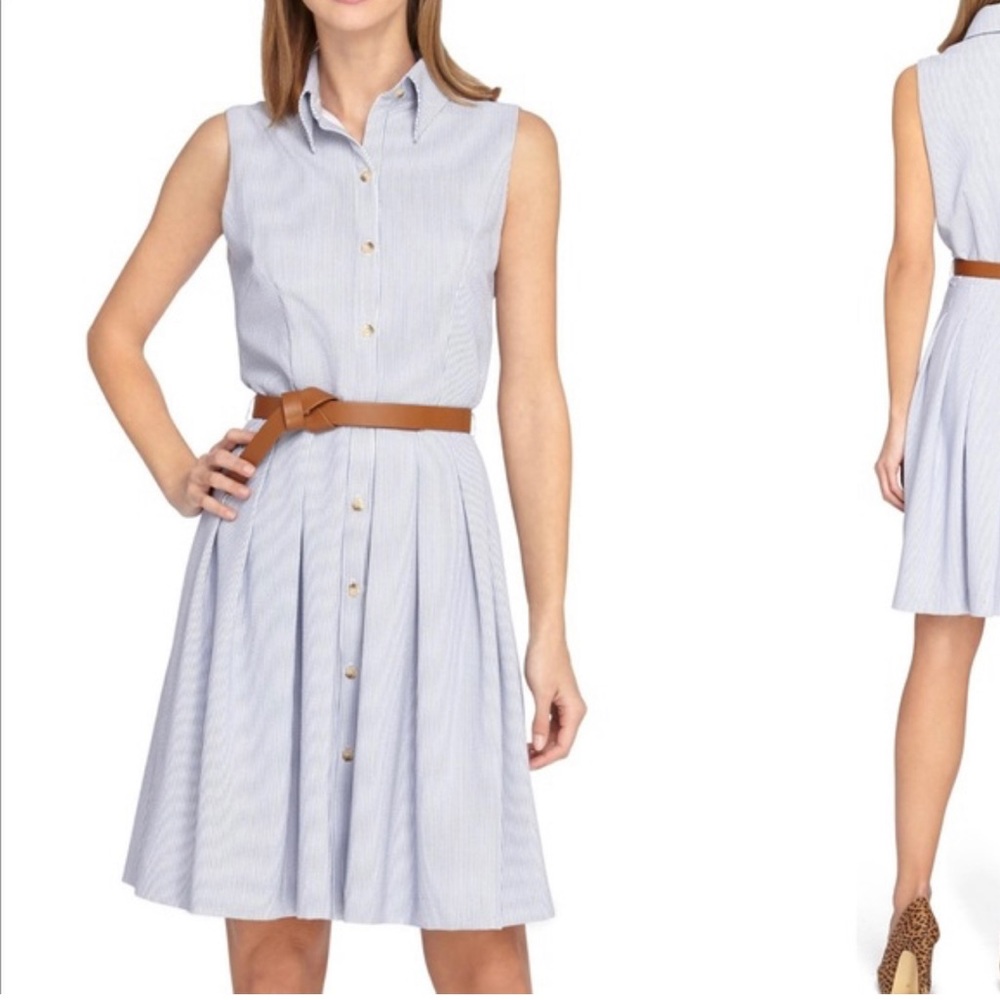 Tahari striped dress